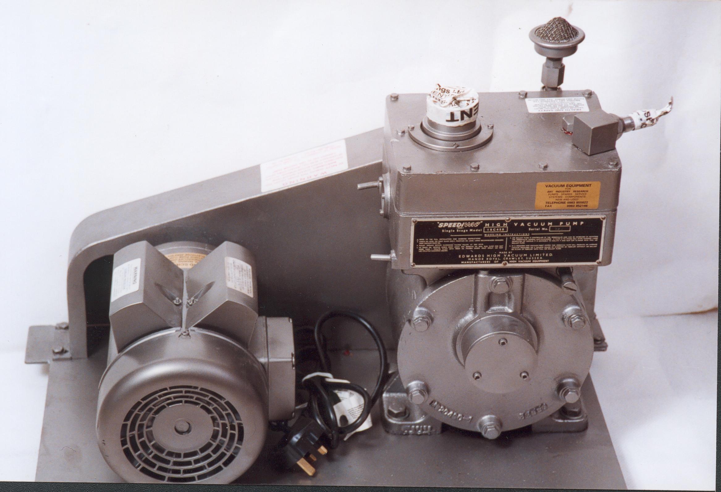 Edwards ISC450B Belt Drive Rotary Vacuum Pump
